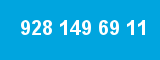 928 149 69 11